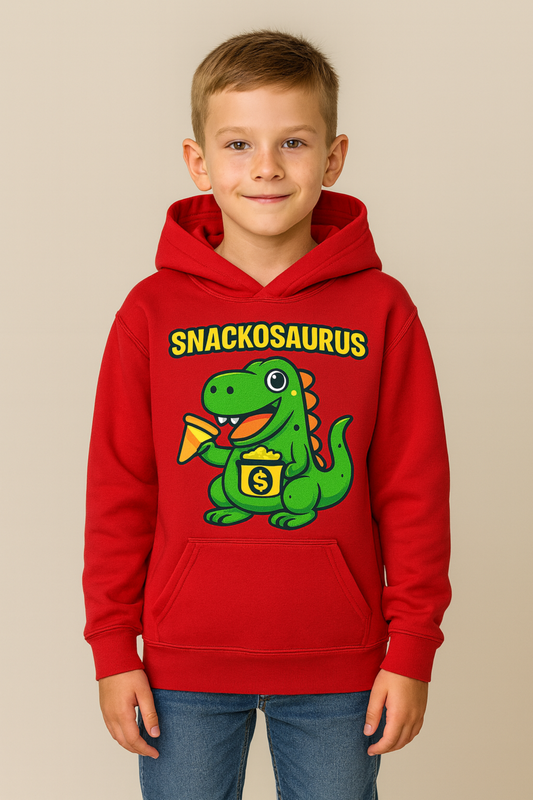 Snackosaurus™ Pullover — Edition I: Crimson Crunch