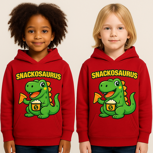 Snackosaurus™ Pullover — Edition I: Crimson Crunch